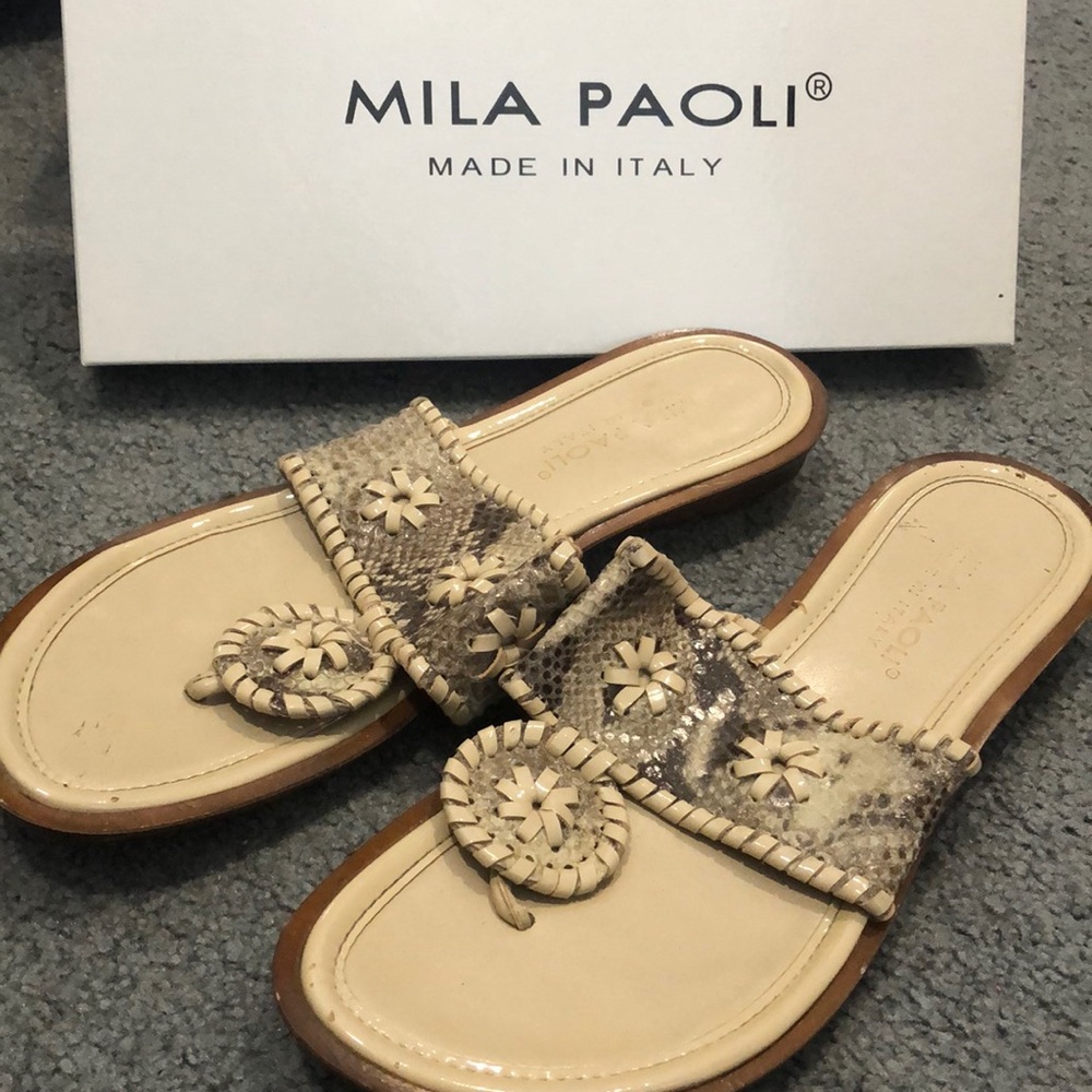 Snakeskin Sandal
